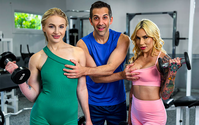 FreeUseMILF – Sage Rabbit And Mayara Lopes Exercise The Freeuse Way