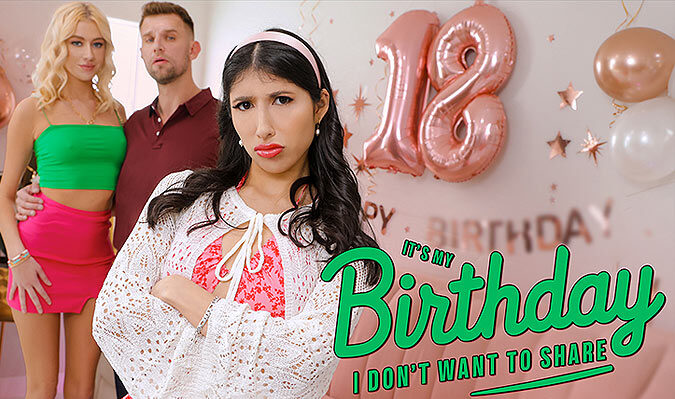 TeenPies – Penelope Woods And Skyler Storm Birthday Threesome