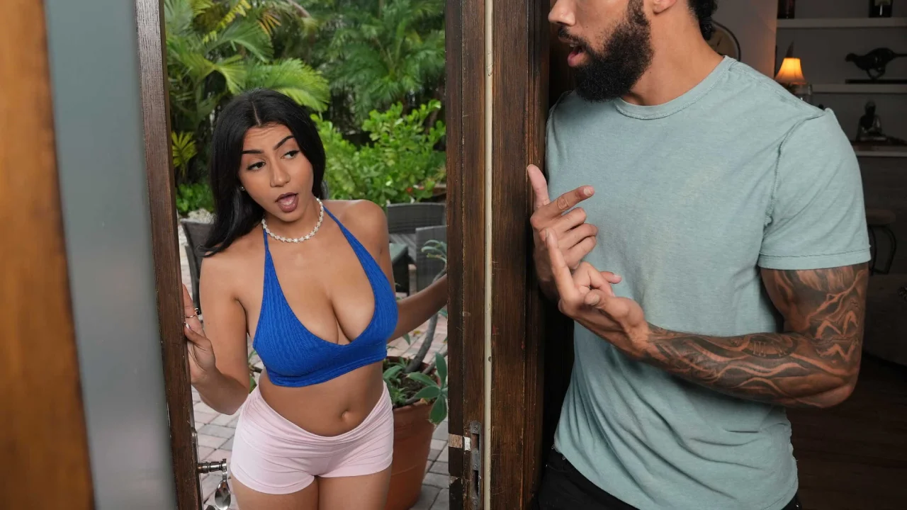 MyWifesHotFriend – Roxie Sinner seduces friend’s husband by playing with her pussy in front of him