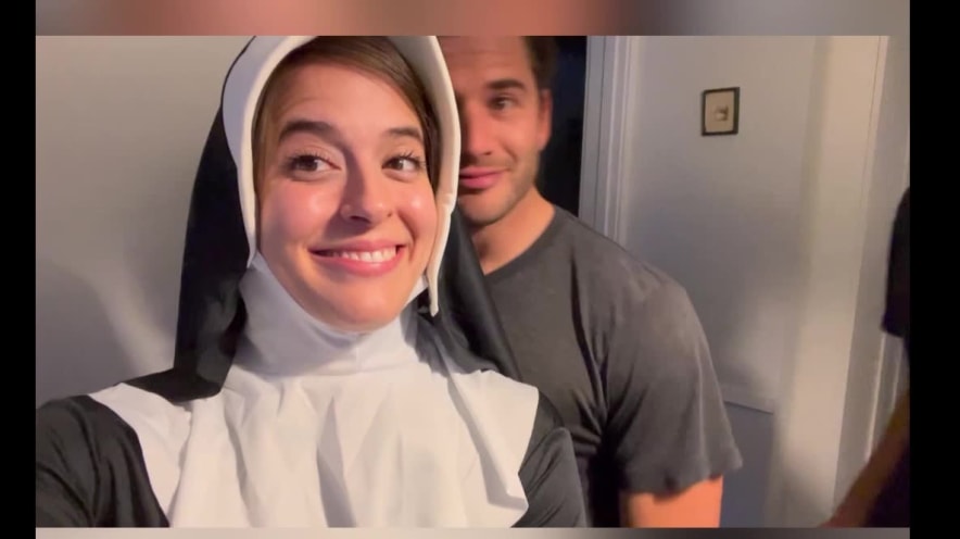 AbbieMaley – Abbie Roleplays As A Nun