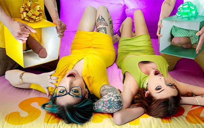 4tube xxx MomSwap Nikki Zee And Jessica Aaren Their Stepmoms Want to Be Fucked for Mother’s Day